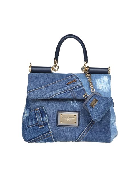 dolce gabbana denim bag|Dolce & Gabbana bag sicily.